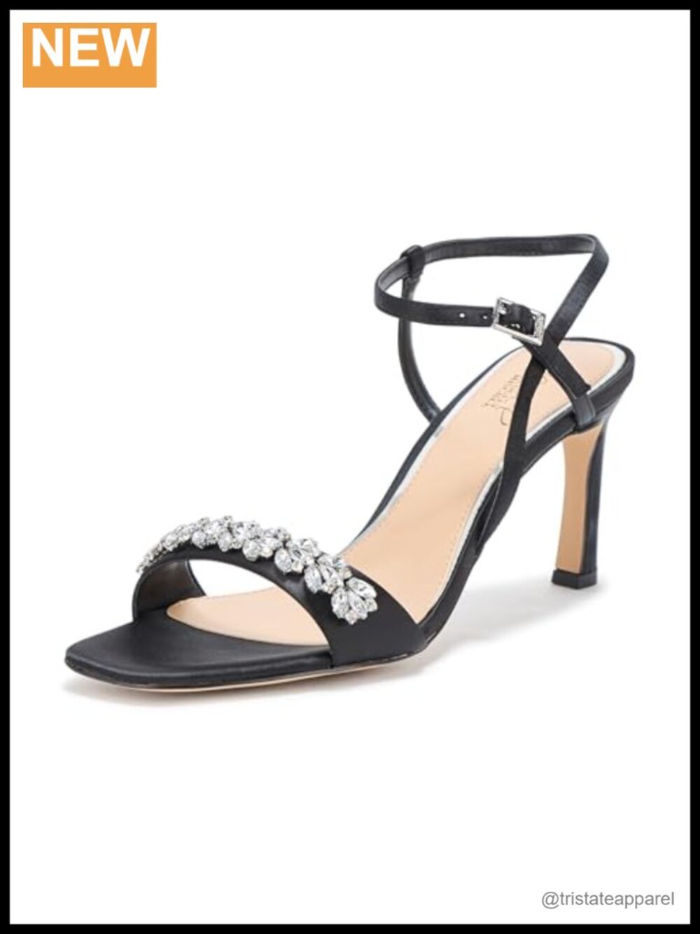 Womens Heeled Sandals Stiletto Ankle Strap Buckle Padded Comfort Dress Shoes